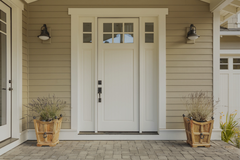 Photo front door of a house